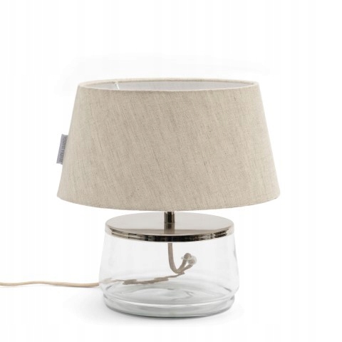 Stolová lampa Piola Fillable ľanové tienidlo, Riviera Maison