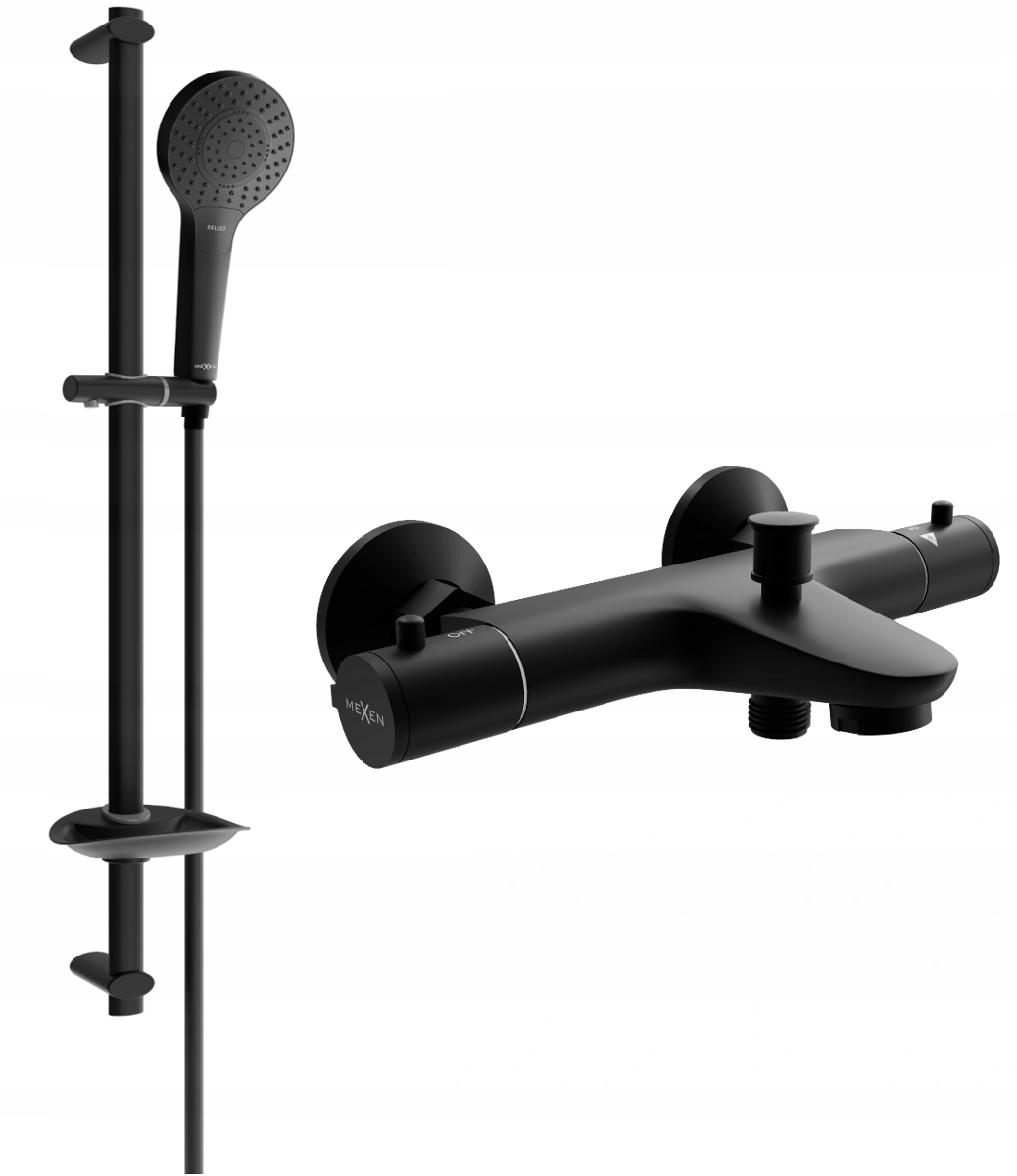 MEXEN BATERIA TERMOSTATYCZNA + ZESTAW PRYSZNICOWY