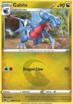 Pokemon TCG Gabite (BRS 108)