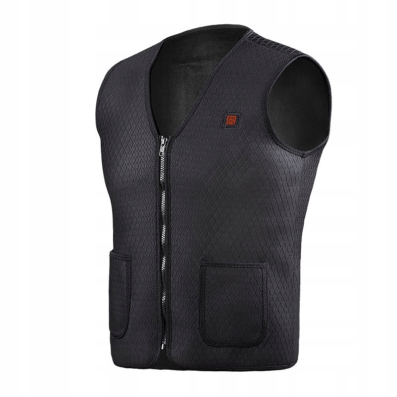 Vyhřívaná Vesta Bunda Bez Rukávů Unisex Usb XXL