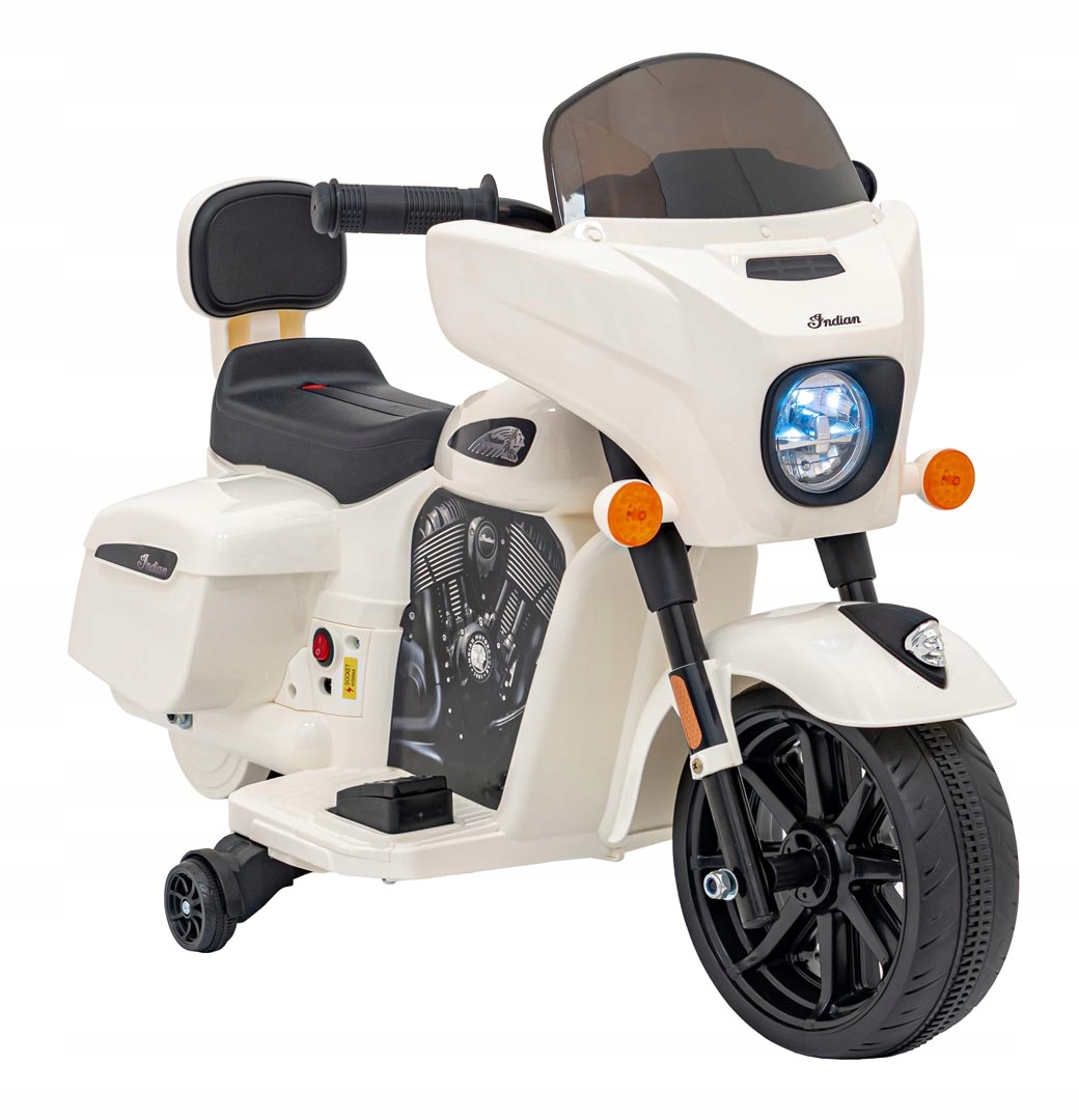 Motor Motorek Chopper Na Akumulator Dla Dzieci Boczne Kółka