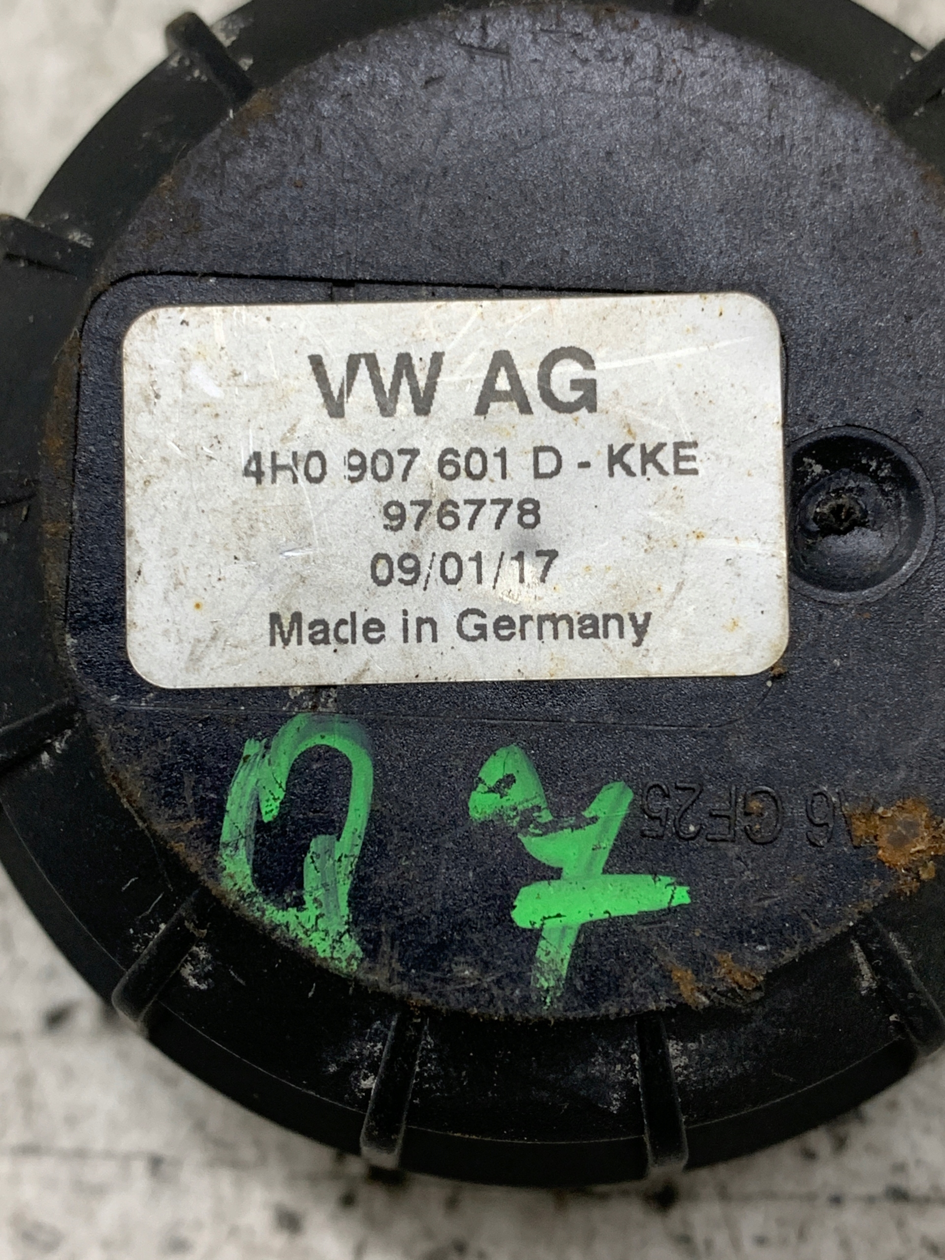 control unit module DZWIEKU AKUSTYCZNY 4H0907601D AUDI VW