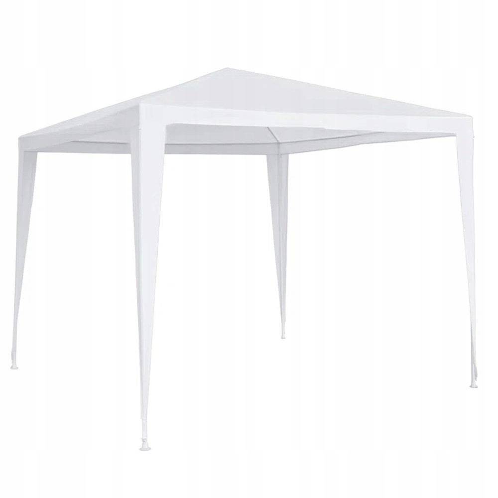 Zahradní Pavilon Stan 2,4x2,4 m Bílý Sluneční Altán