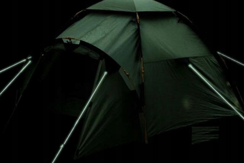 LINKI FLUORESCENCYJE ŚWIECĄCE DO NAMIOTU 4szt x3m Model Świecące