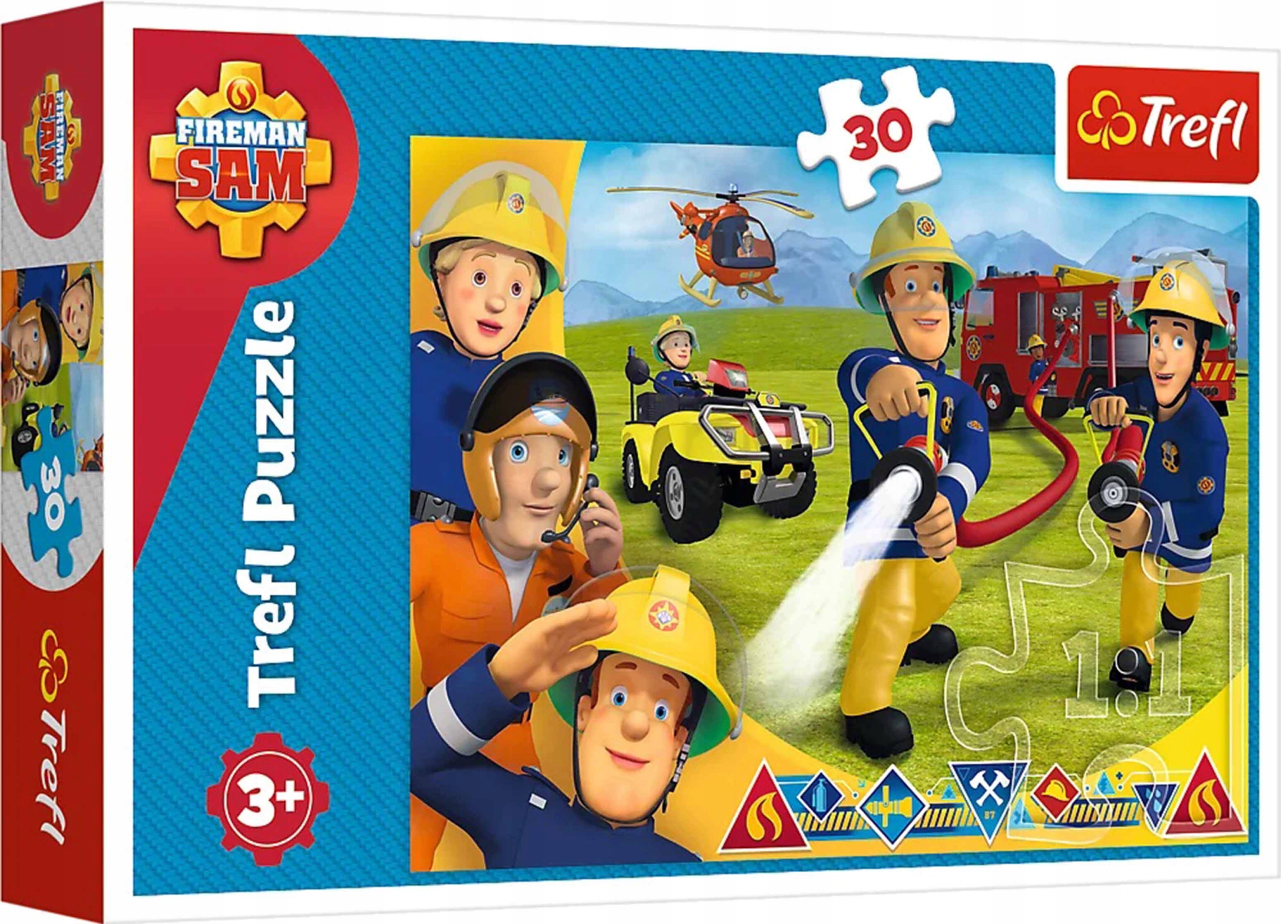 

Puzzle dziecięce 30el Strażak Sam dla Dzieci 3+