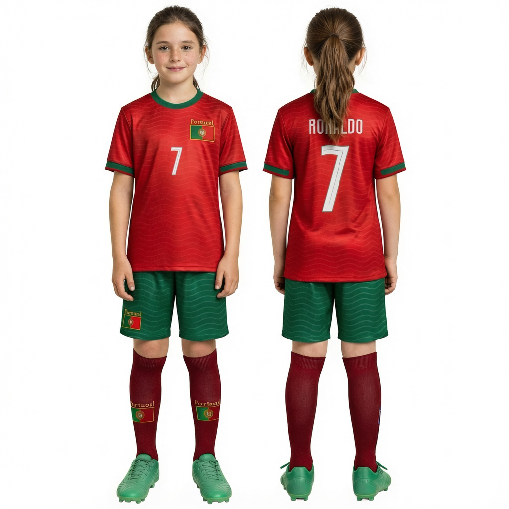 Ronaldo Portugalia strój komplet getry 2026/27 rozmiar 146
