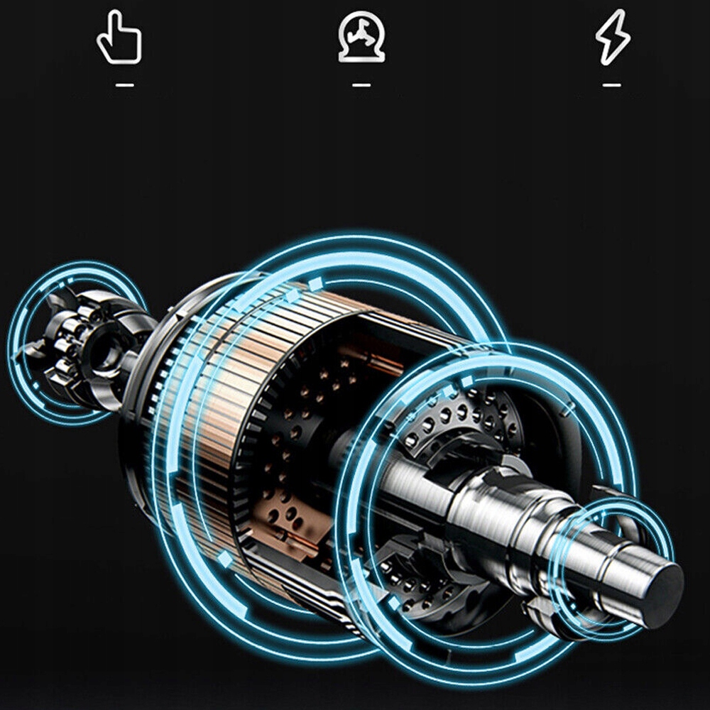 PIŁA ŁAŃCUCHOWA AKUMULATOROWA 4+6" PILARKA RĘCZNA GAŁĘZIÓWKA MOCNA 2x AKU Zasilanie akumulatorowe