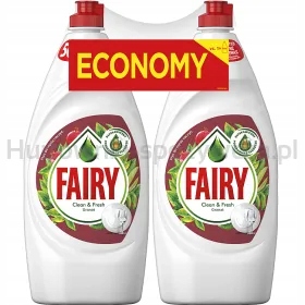 Fairy Tekutý prostředek na mytí nádobí Granátové jablko a červená Pomeranč 2 x 900 ml
