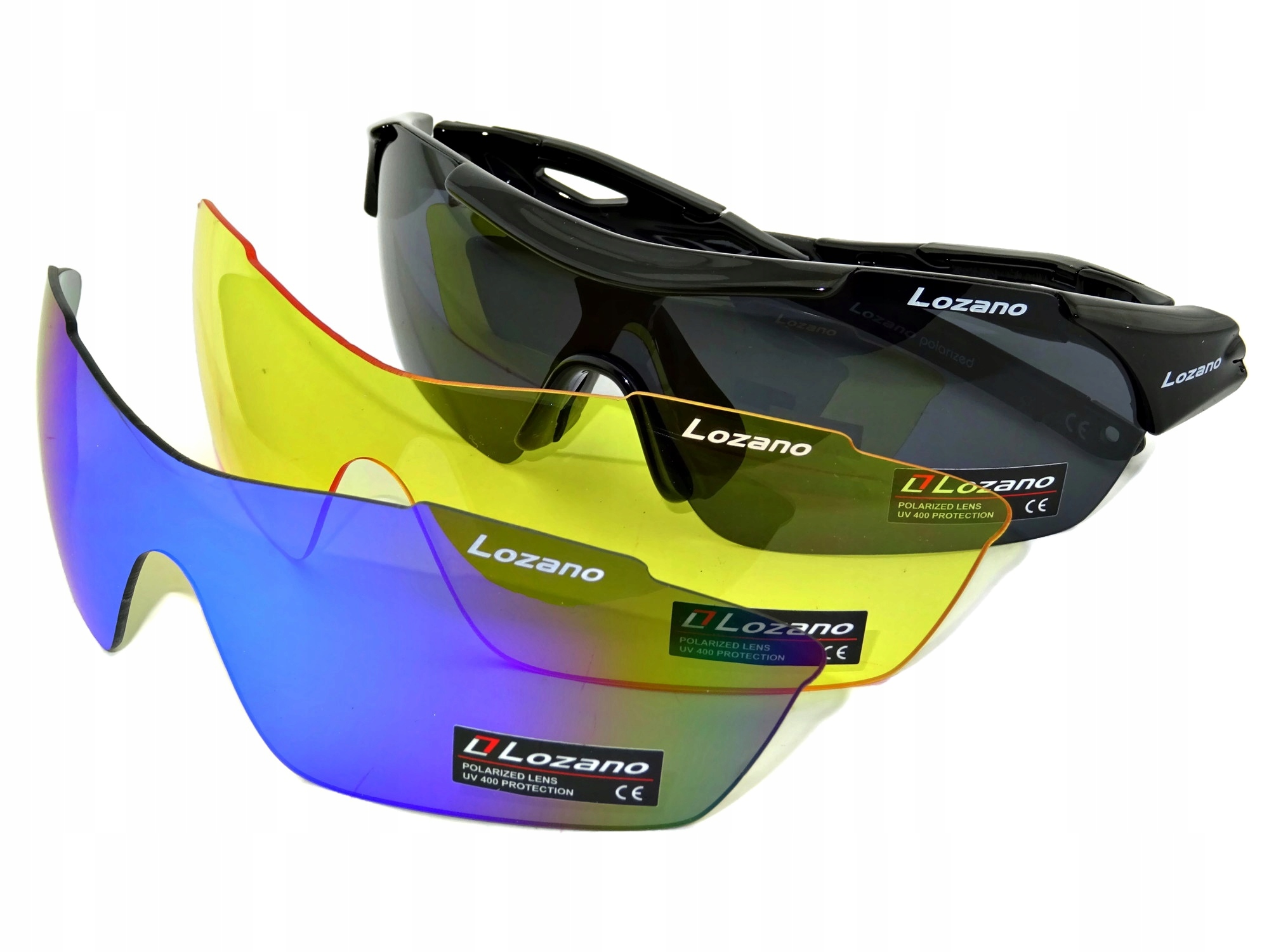 Okulary Polaryzacyjne Słoneczne Wymienne Soczewki Do Saomchodu Na Rower