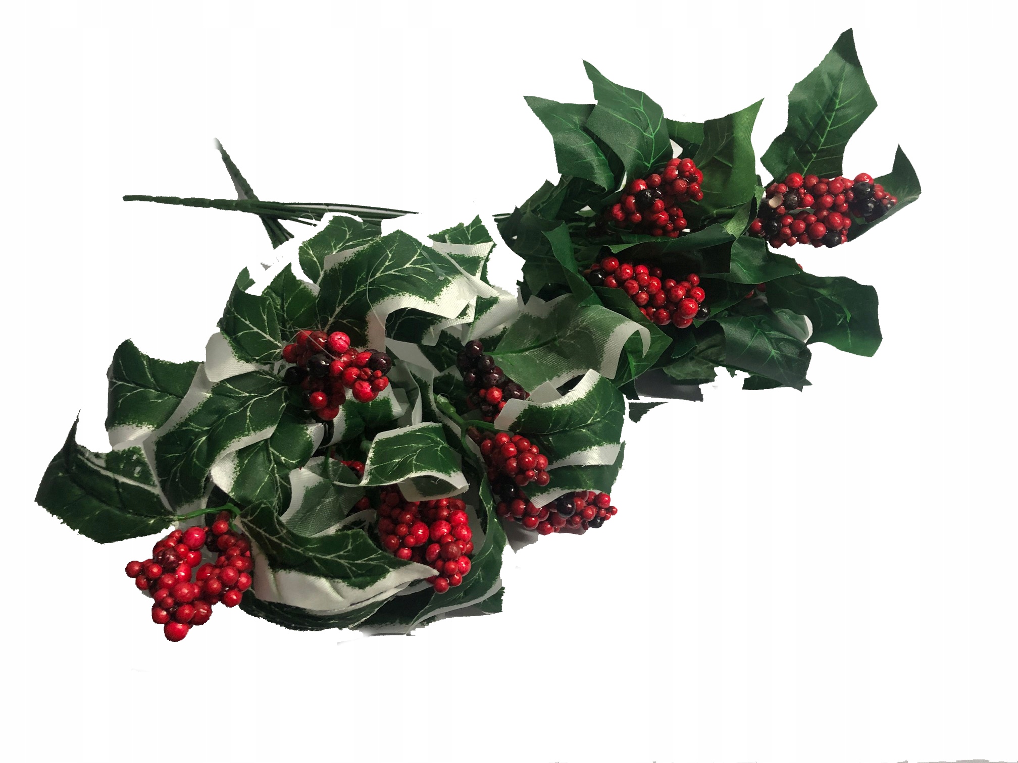 JABŁKO BIAŁE BOMBKA ZAWIESZKA SZTUCZNE JABŁKA Najdłuższy wymiar 7 cm