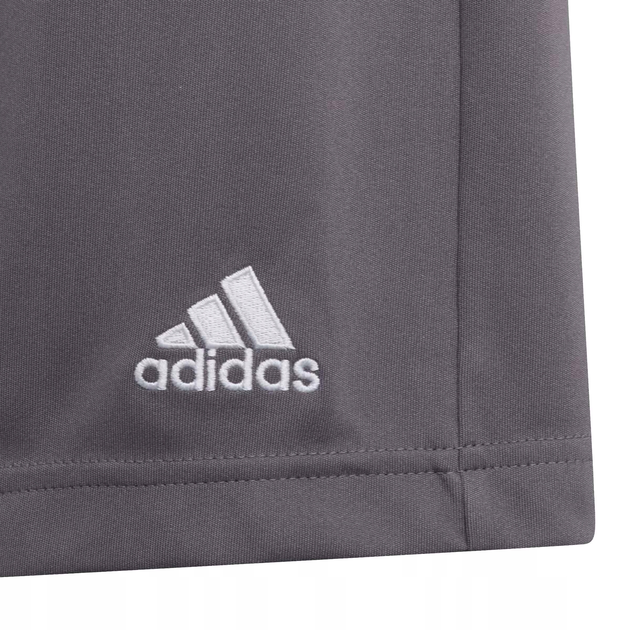 ADIDAS ENTRADA SPORTOWE SPODENKI JUNIOR SZARE W-F Kolor szary