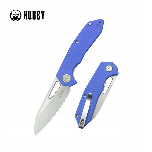 Nůž Kubey Vagrant Blue G10, Sand Blasted 14C28N od firmy Maksim Tkachuk