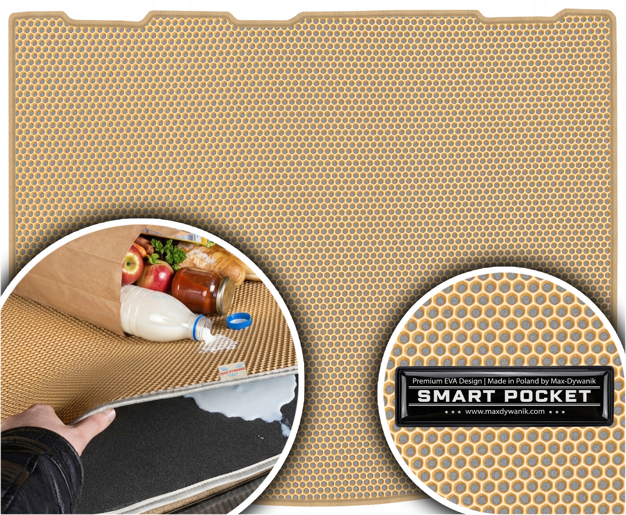 Ford Kuga II Suv 2013-2020 Vložka batožinového priestoru Eva Smart Pocket Béžová
