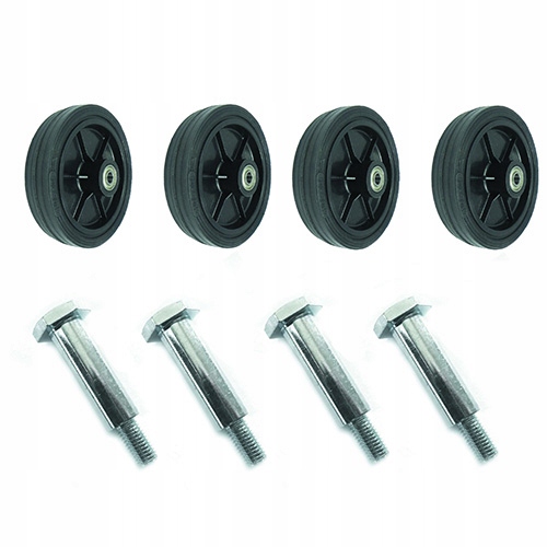 

4 Koła Do Kosiarki 4 Śruby M10 Zestaw fi. 175 mm