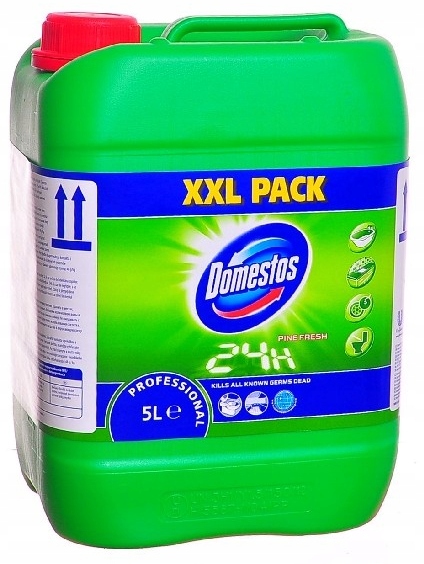 DOMESTOS 5L Pine fresh. Płyn do WC. DEZYNFEKCJA EAN (GTIN) 7615400179763