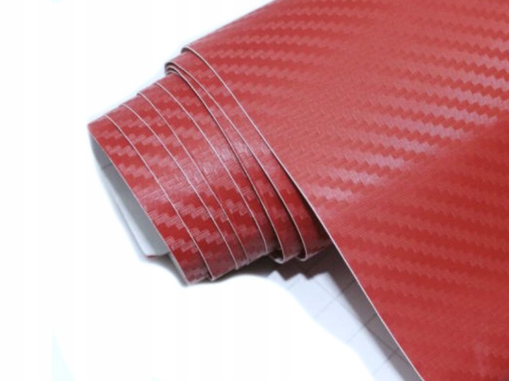 Карбоновая пленка бордовый шпон 3D 127 см рулон 30 м