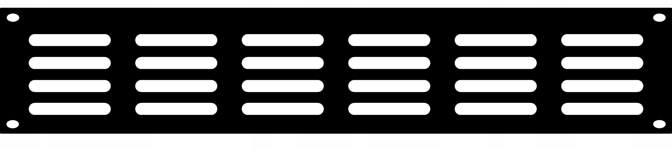 Panel maskujący zaślepka szafa RACK 19 2U otwory