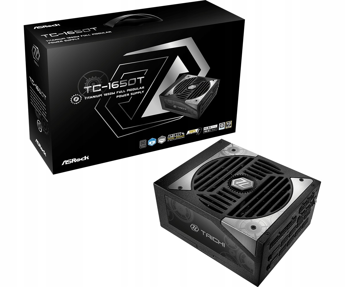 Asrock Modulární napájecí zdroj TC-1650T 1650W 80PLUS Titanum