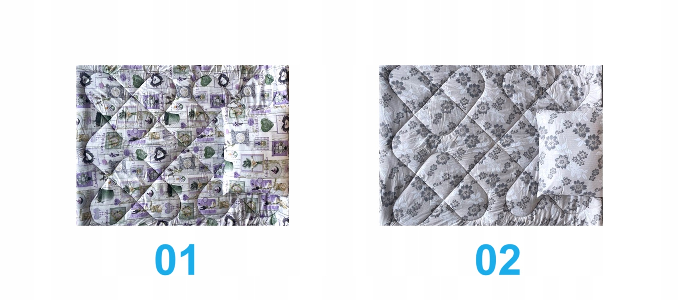 Komplet kołdra 160x200 i poduszka 70x80 Marka Familia