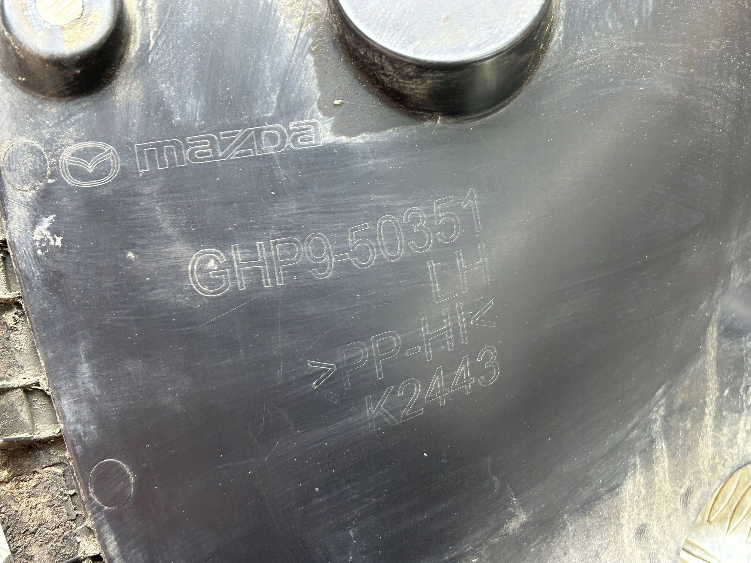 mudguard rear. left side Mazda 6 2016 GHP950351
