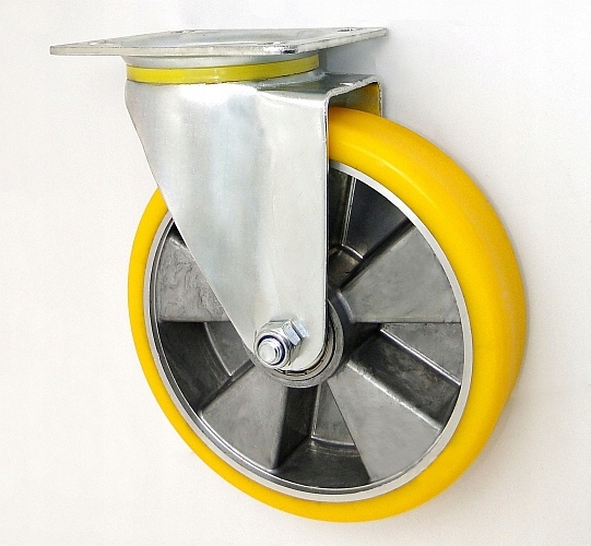 Hliníkovo-polyuretanové kolo, otočné pouzdro S200