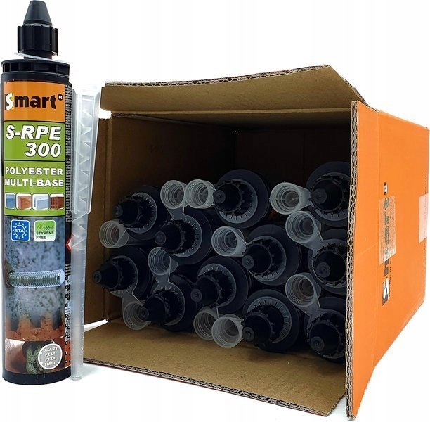 12x KOTWA CHEMICZNA Poliestrowa 300ml + 12x MIESZADŁO żywica klej zaprawa