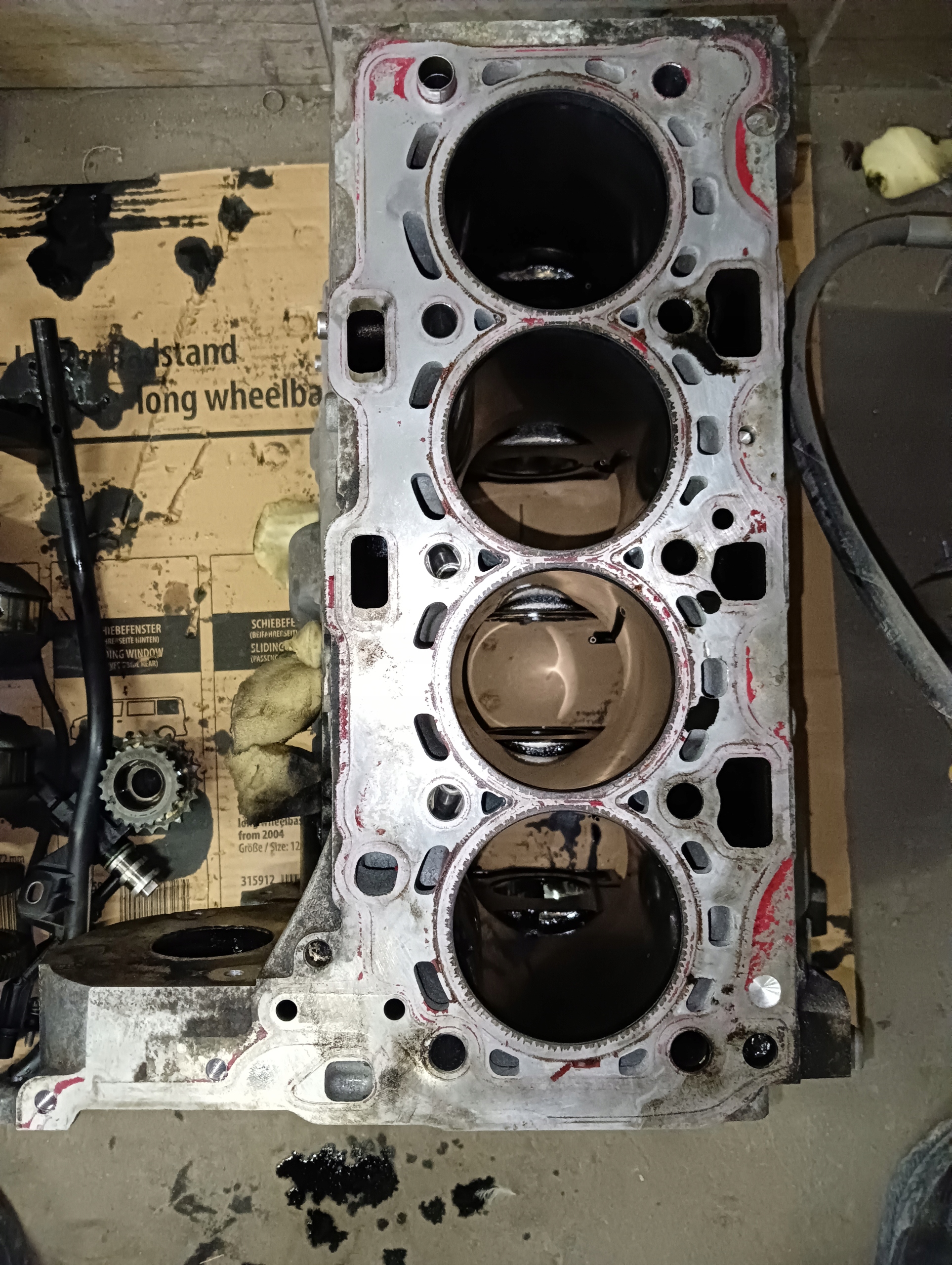 BLOK SILNIKA BMW 2.0D B47 I B47D20A 851398206 D62120