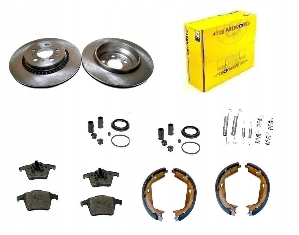 Kotouče Reperaturní Čelisti Volvo XC90 I 2002-2015 308MM Zadní Sada