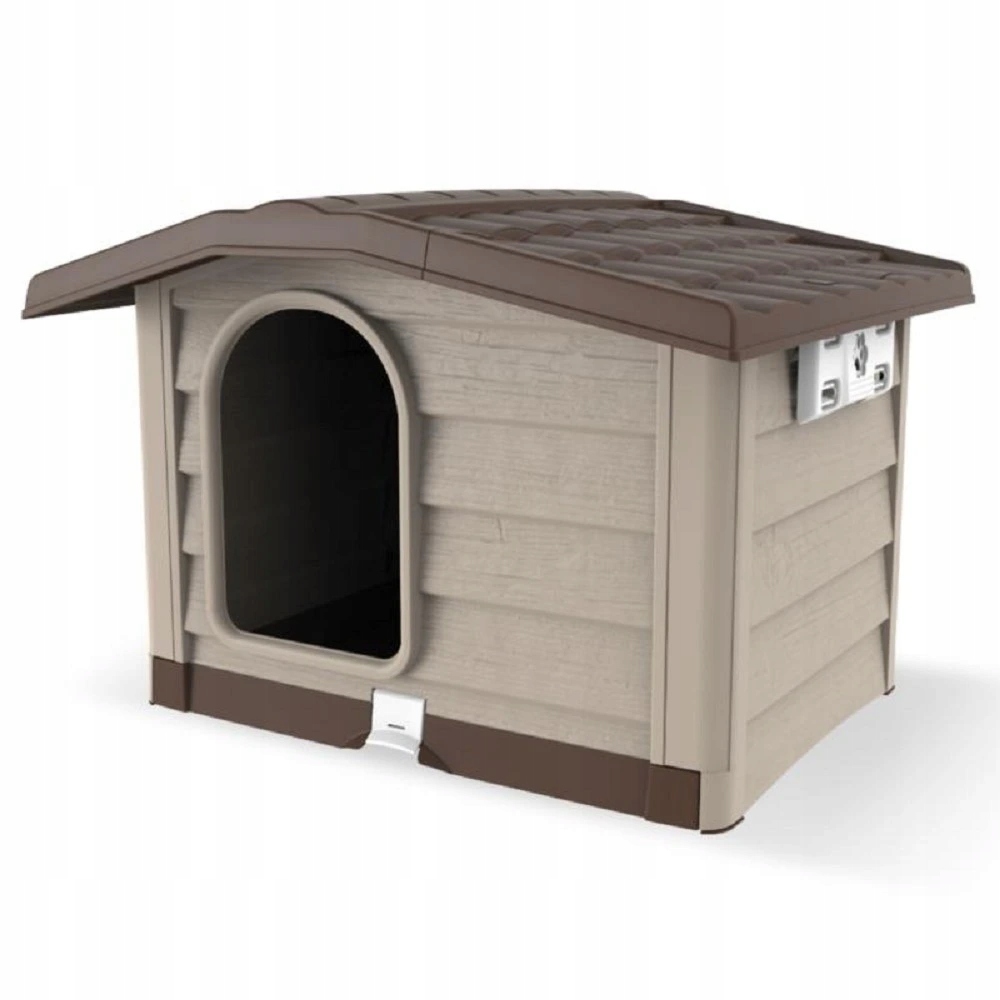 Levně Bama Bouda pro psy Bungalow L 110x94x77cm, hnědá