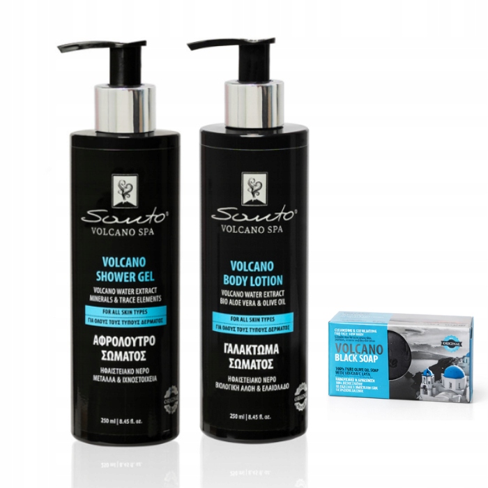 Hydratační kosmetická sada jako Dárek k tělu Dárek Santo Volcano Spa