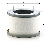 FILTR SEPARATORA COMPRESSORS LE 5008 MANN-FILTER