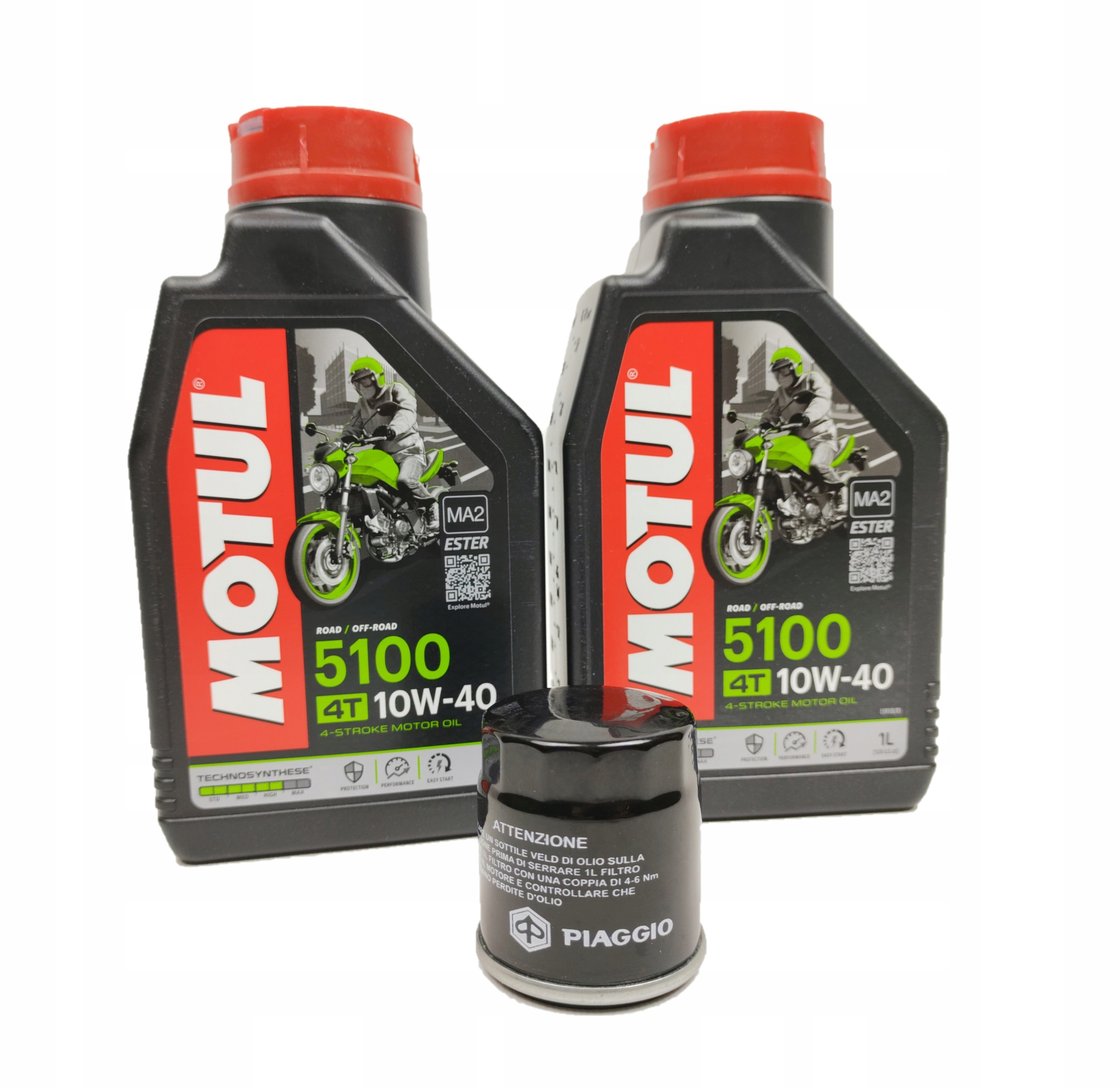 PIAGGIO APRILIA GILERA VESPA filtr + olej MOTUL