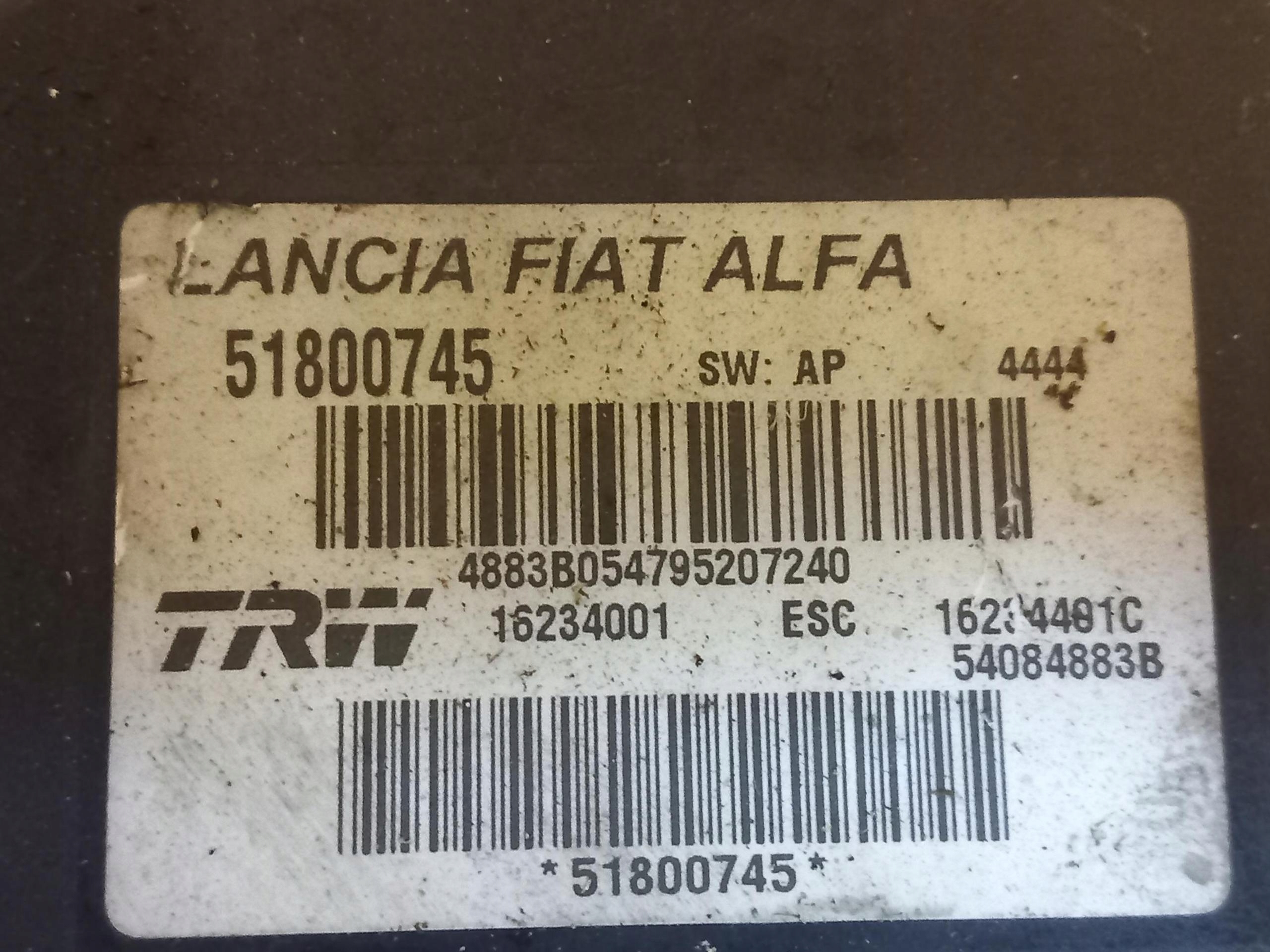 Pompa ABS ALFA ROMEO 159 2.4 JTDm 210KM 51800745 05-11