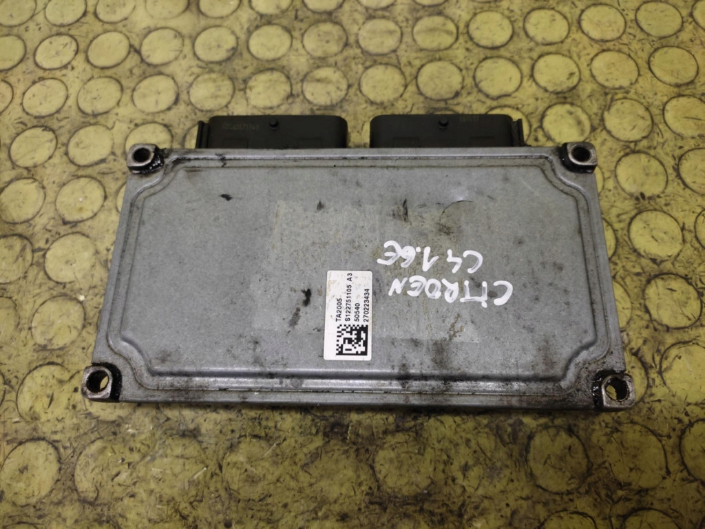 CITROEN C4 1.6 control unit of the engine 9661983980