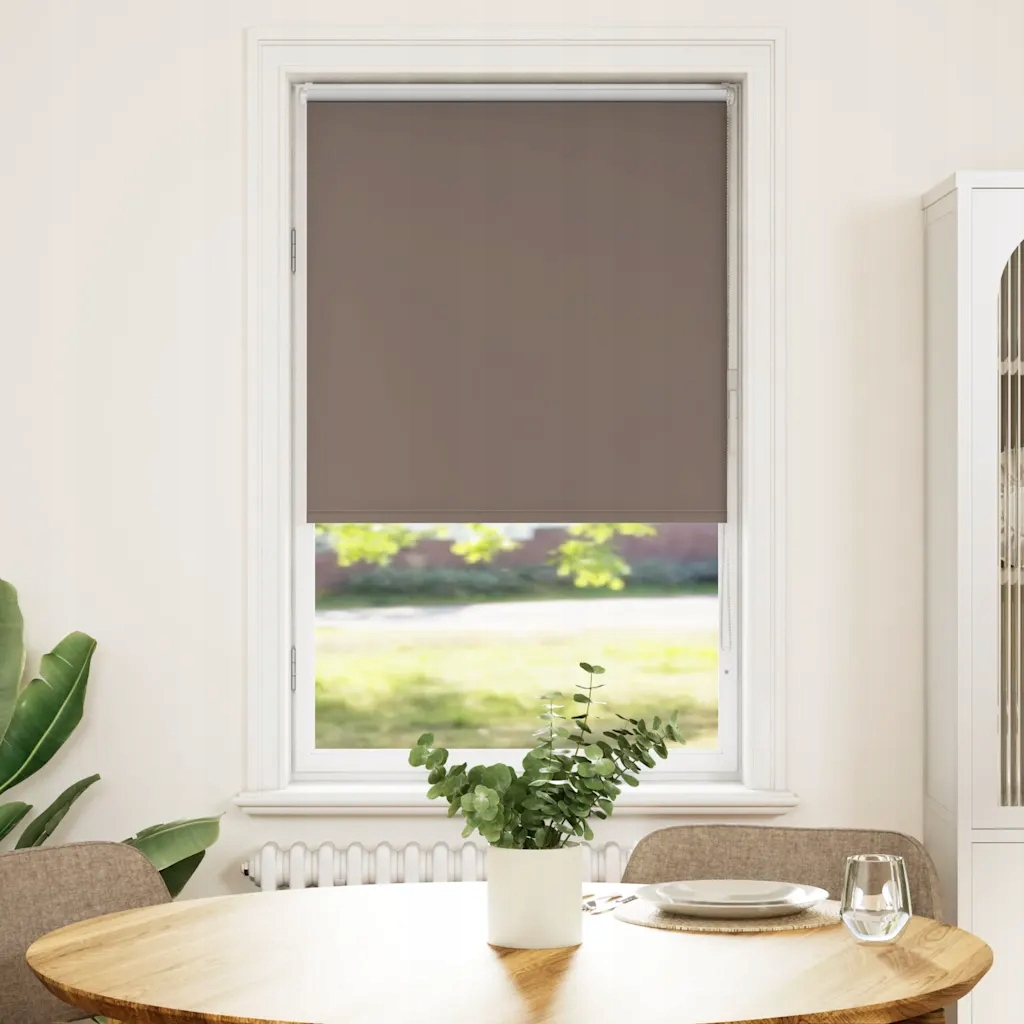 vidaXL Roleta zatemňovací Káva 70x130 cm Šířka látky 65,7 cm Polyester