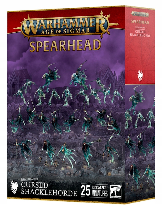 Warhammer Age Of Sigmar Nighthaunt Cursed Shacklehorde Spearhead