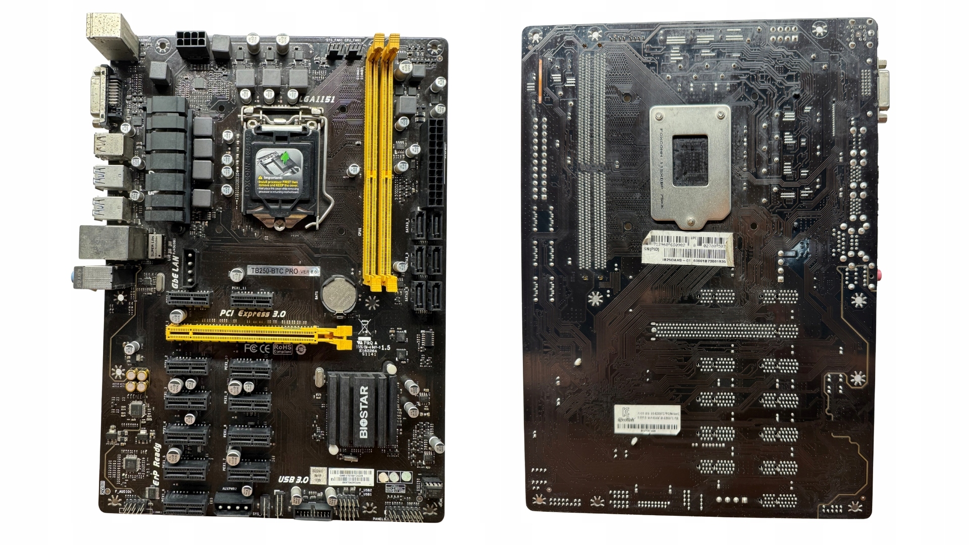 Płyta główna ATX Biostar TB250-BTC PRO • Cena, Opinie - Allegro