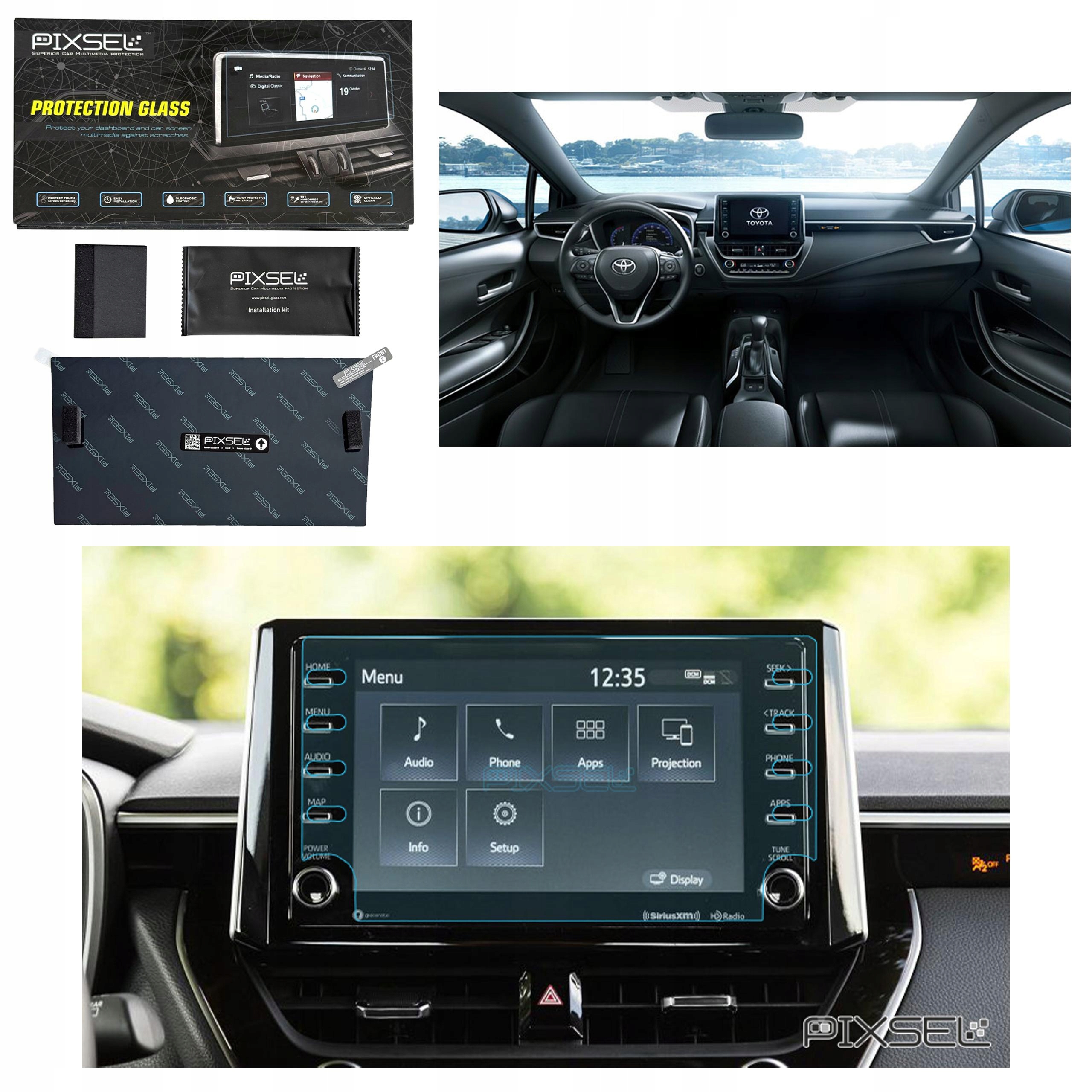 Antyodciskowe Matowe Szkło Ochronne Toyota COROLLA-10.3“ 2019-2022