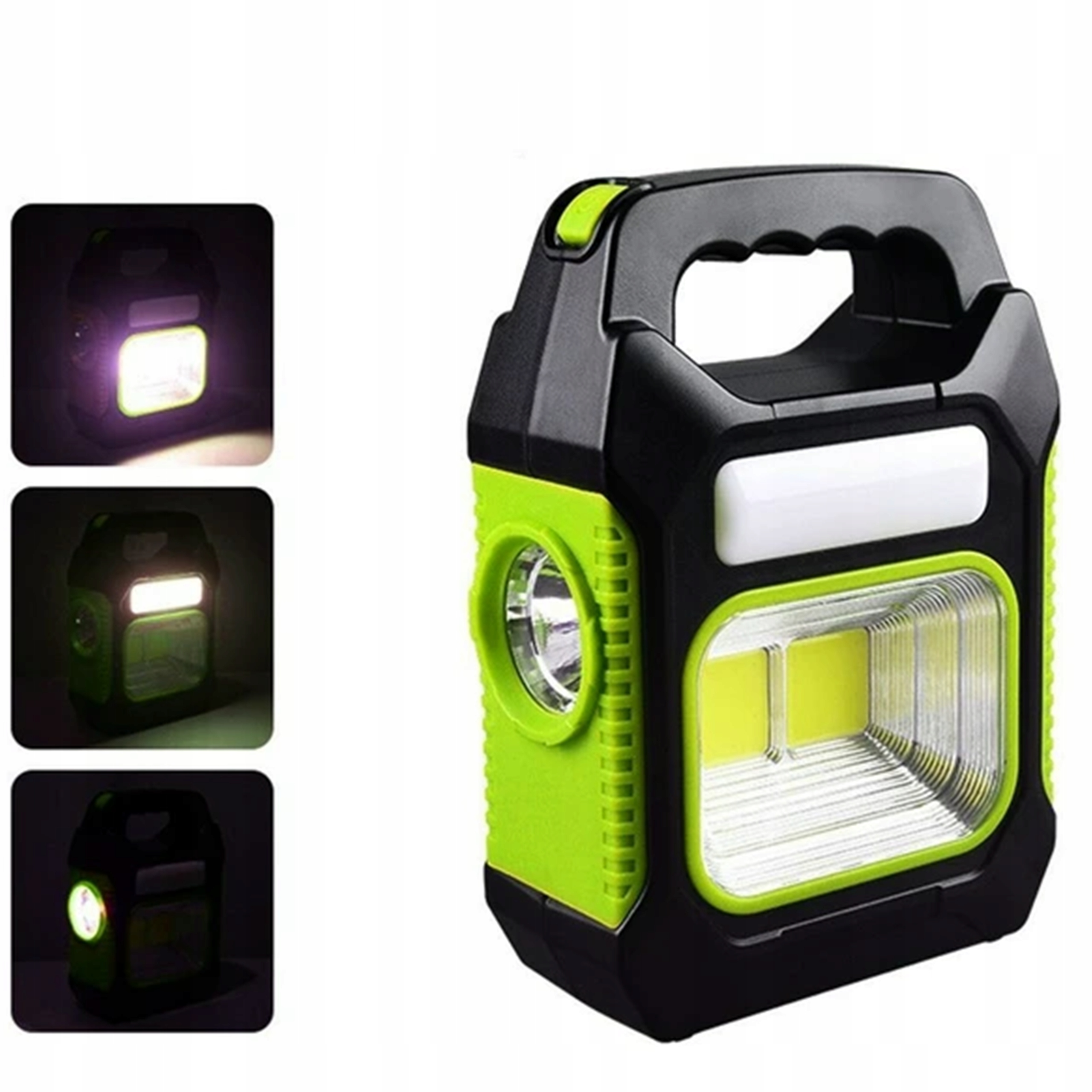 HALOGEN LED PRZENOŚNY Z AKUMULATOREM MAŁA WARSZTATOWA LAMPA Z ŁADOWARKĄ USB Szerokość produktu 13.5 cm