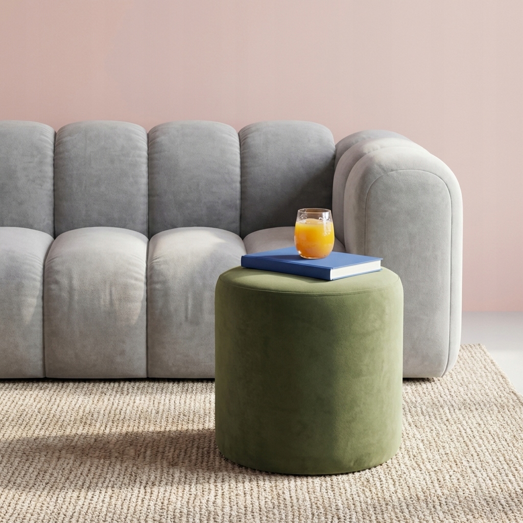 Puf Lovely vysoký Moderní Taburet podnožka stolek sedák