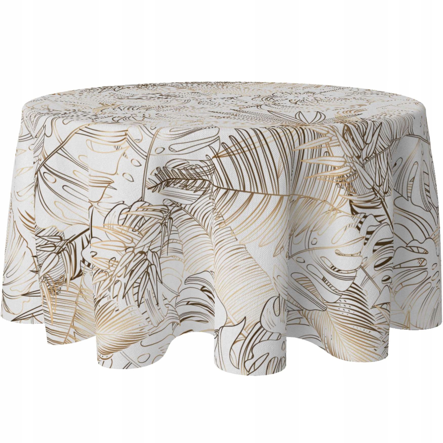 OBRUS OKRĄGŁY NA STÓŁ DEKORACYJNY 140 WZÓR KOŁO 099