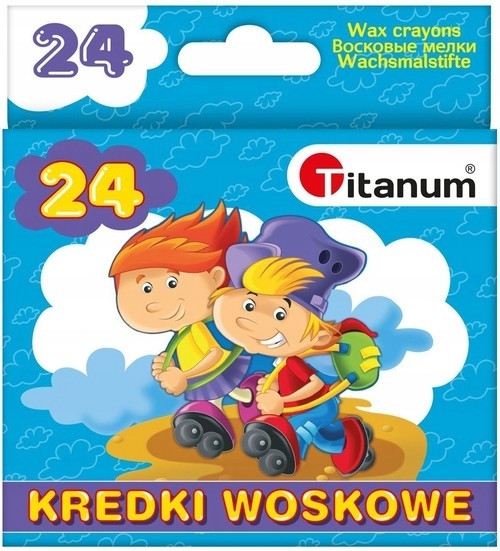 

Kredki woskowe Titanum, 24 (89320)
