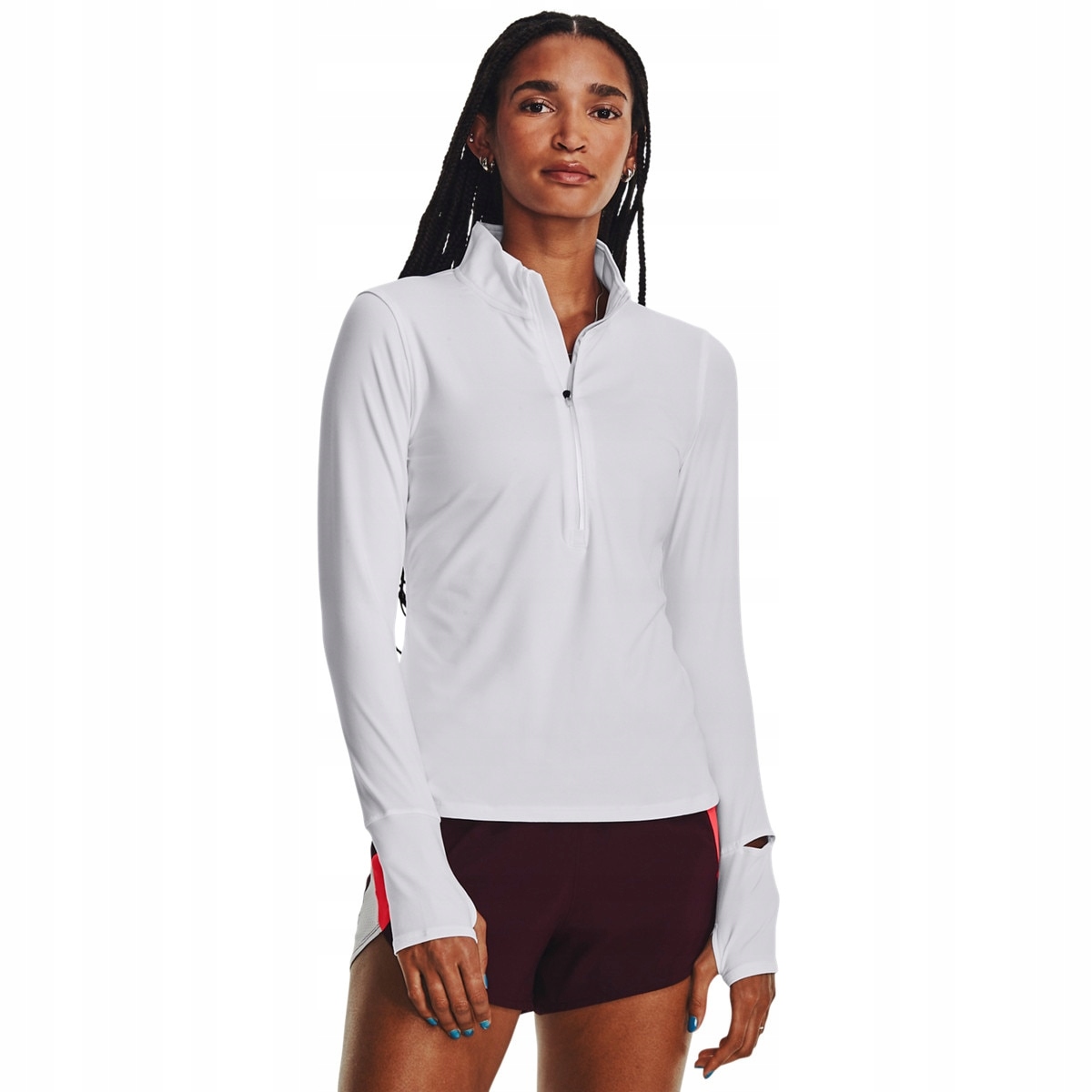 Damski longsleeve treningowy Under Armour biały Xs