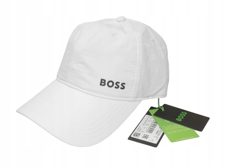 Hugo Boss Čepice Baseballová S Kšiltem Bílá Lach-rs