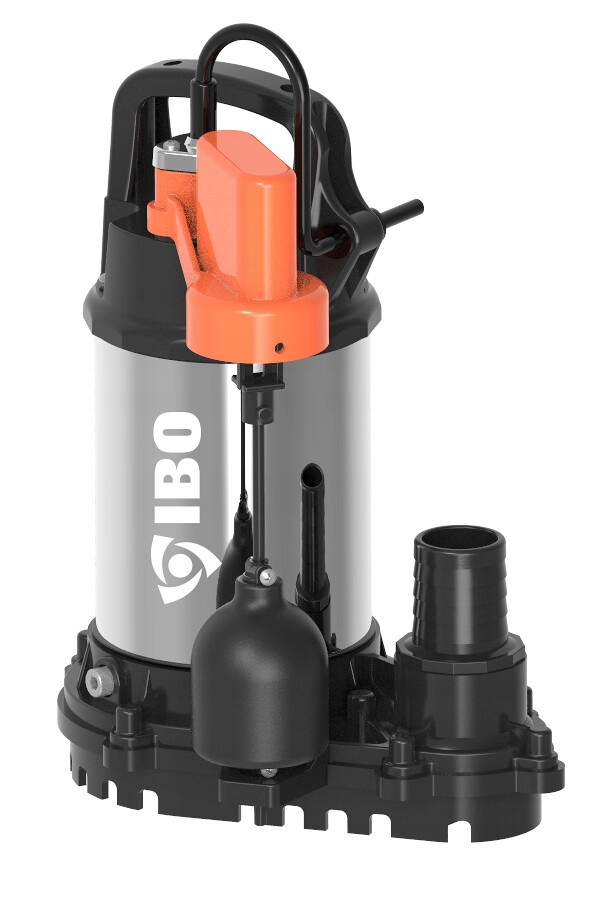 Ponorná Pumpa Flowlow 0,25 Inox Ibo 180 l/m Odčerpáva až 5 cm Ibo