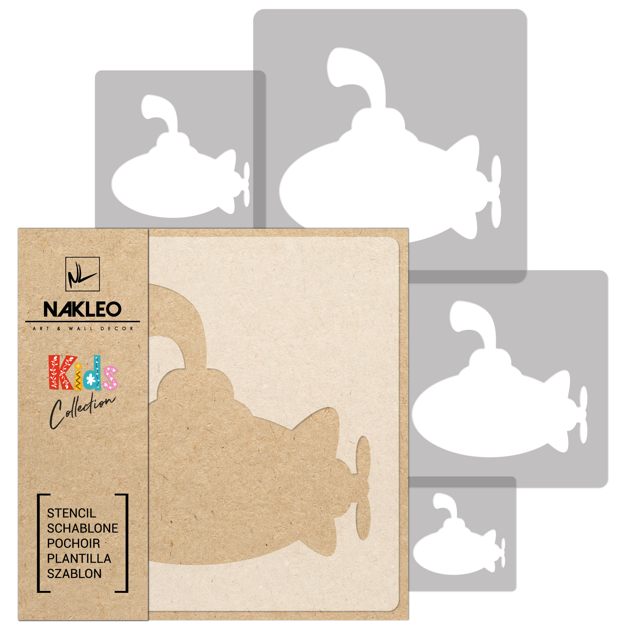 

Szablony Malarskie Wielokrotne 5 szt // Łodzie