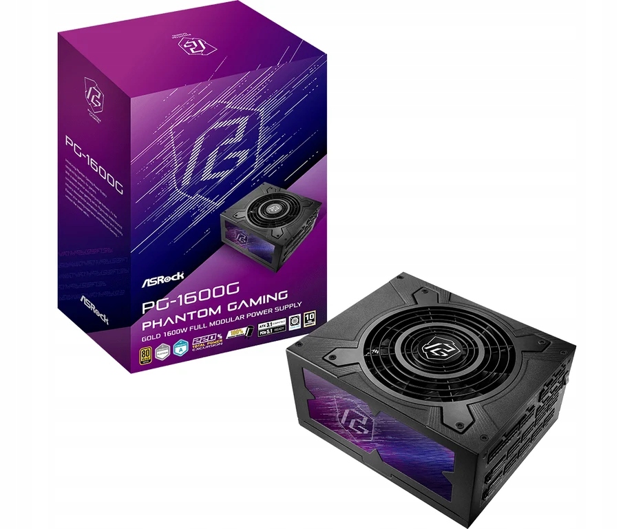 Zasilacz ASRock Phantom Gaming PG-1600G 1600 W 80 Plus Gold