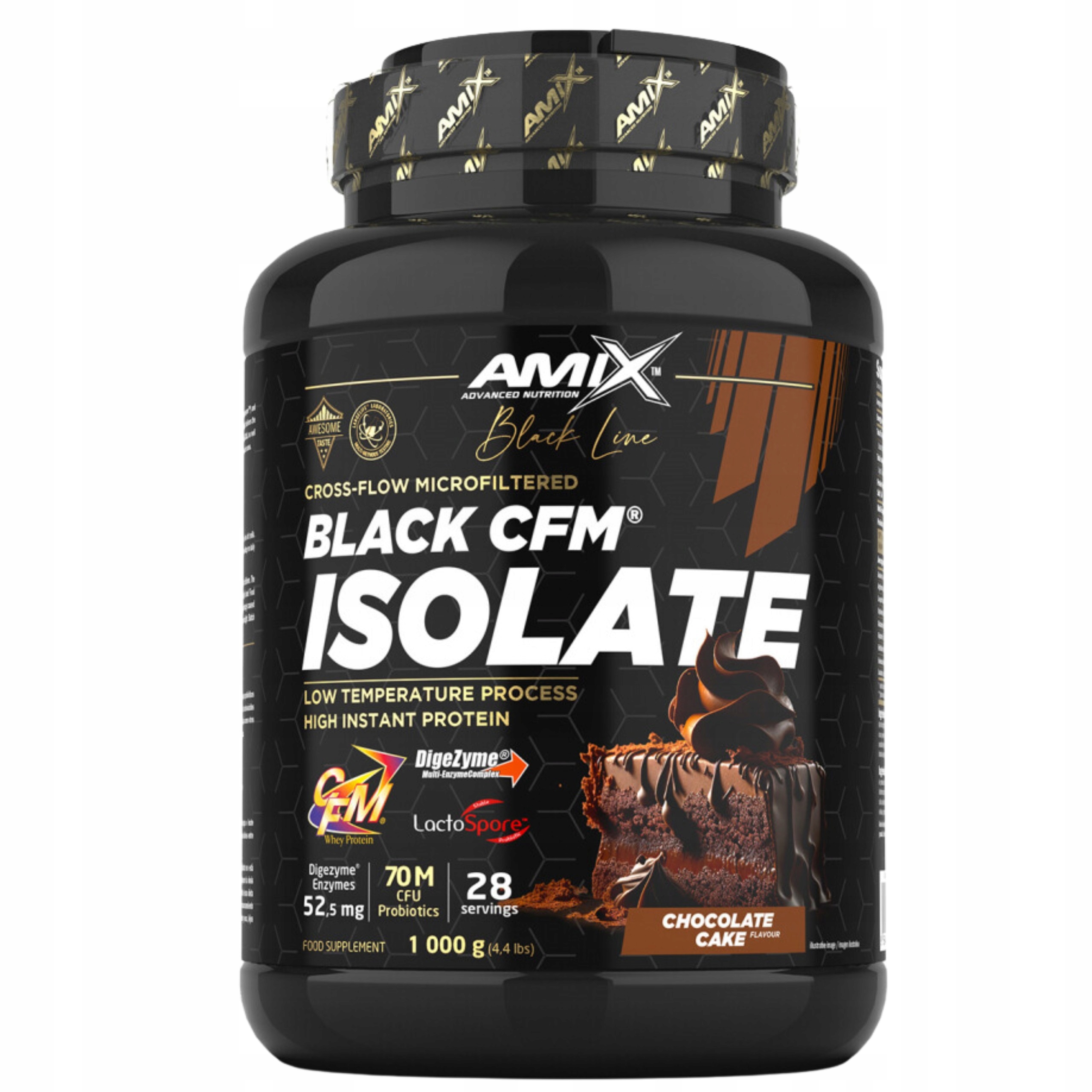 Protein Proteinový izolát Wpi Bílkoviny Čokoládové sušenky Cfm Amix