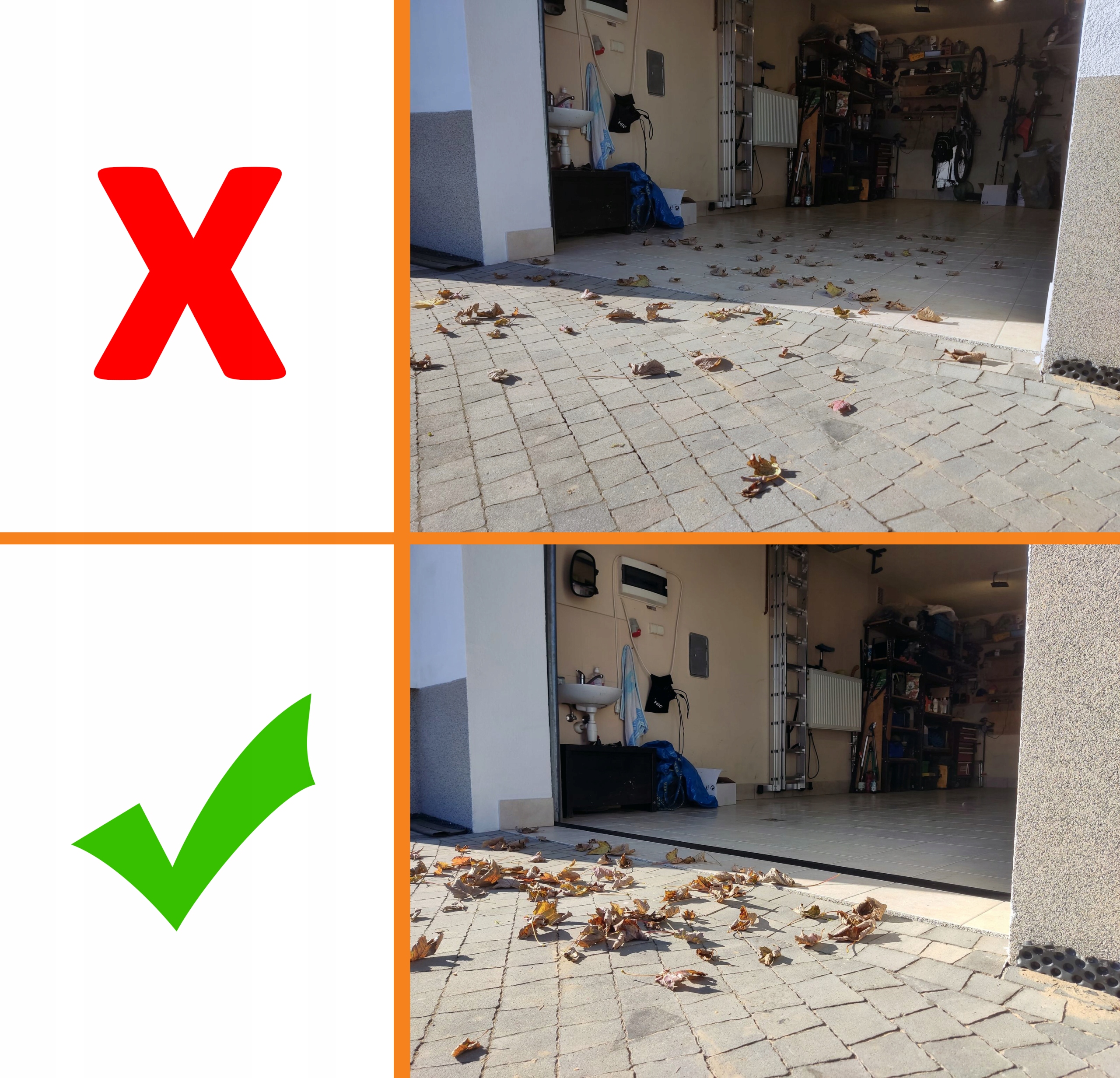 USZCZELKA GARAŻOWA PRÓG DO BRAMY 75x13MM 6M + KLEJ PROGOWA B-662 Marka inna