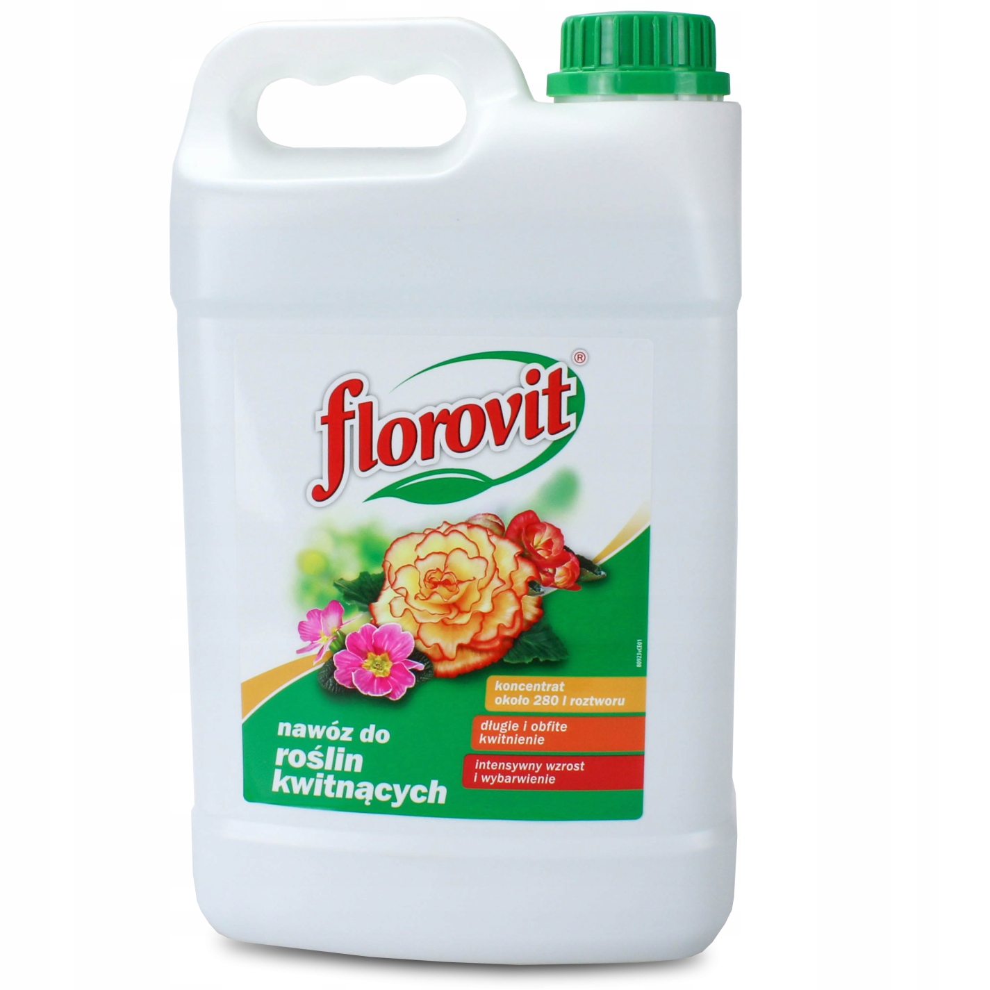 FLOROVIT NAWÓZ PŁYNNY DO ROŚLIN KWITNĄCYCH KWIATÓW OBFITE KWITNIENIE 2,8KG Kod producenta INTENSYWNE WYBARWIENIE LIŚCI KWIATÓW